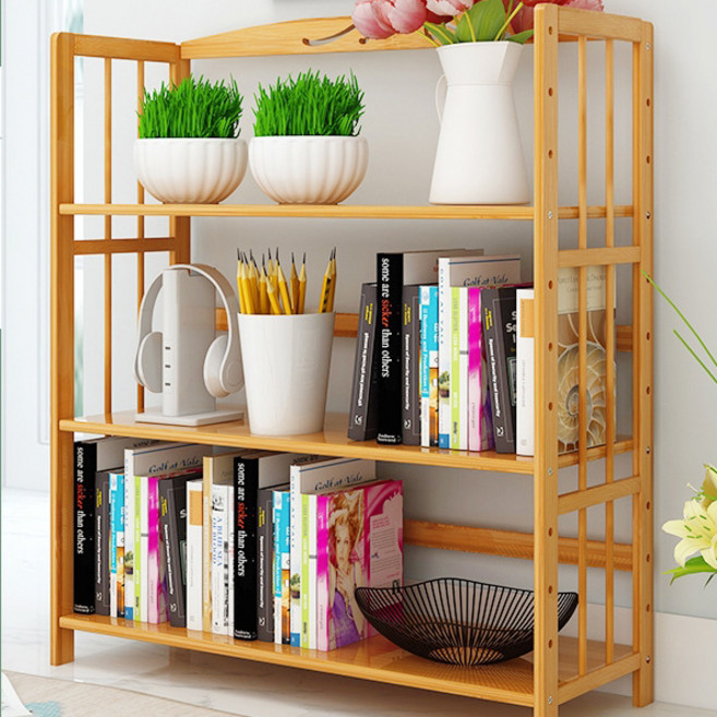 가팡 원목 심플 책상 선반 3단 900, 우드