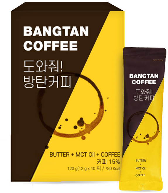 자연지애 도와줘 방탄커피 믹스, 12g, 10개입, 1박스