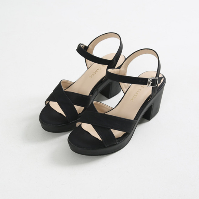 벨레페 여성용 라베니 통굽 샌들