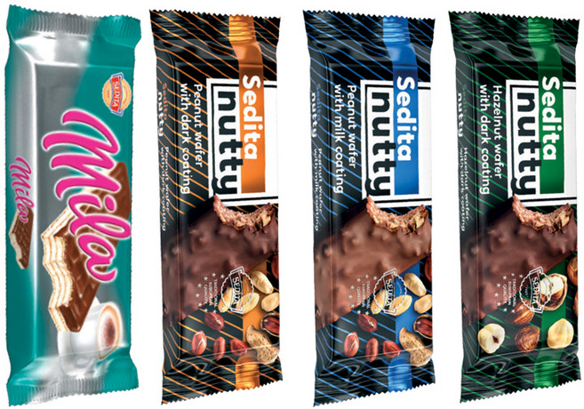 세디타 넛티 60g x 3종 + 밀라 50g 초코바 세트, 1세트