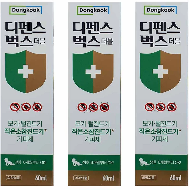동국제약 디펜스벅스 더블 스프레이, 60ml, 3개 - 쿠팡