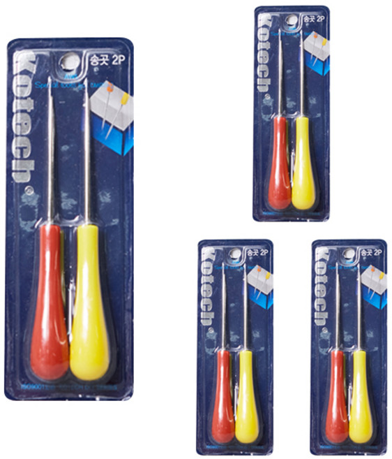 코텍스 ABM 송곳2p K-9547, 혼합색상, 4개