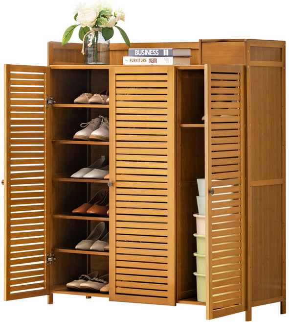 가팡 7단 투도어 신발장, 원목