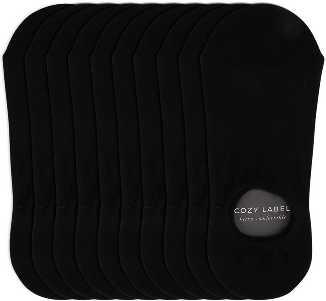 코지라벨 여성용 파스텔 메쉬 페이크 삭스 10켤레