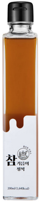 불로동주유소 참기름, 200ml, 1개