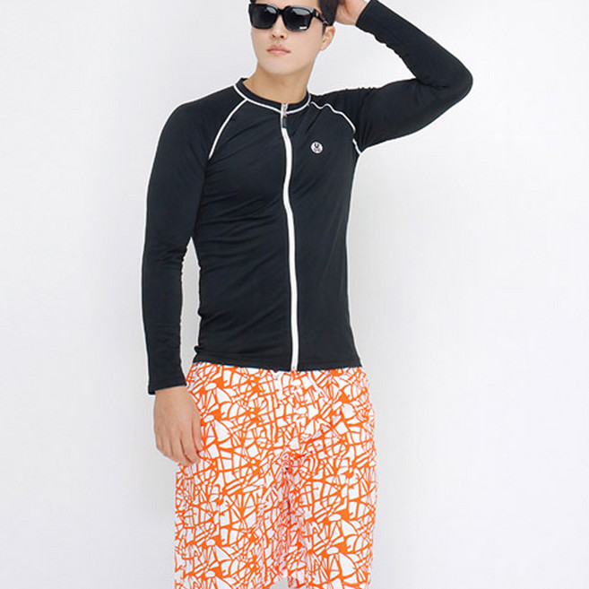 벤디스 남성용 래쉬가드 비치 반바지 그레이스 A101