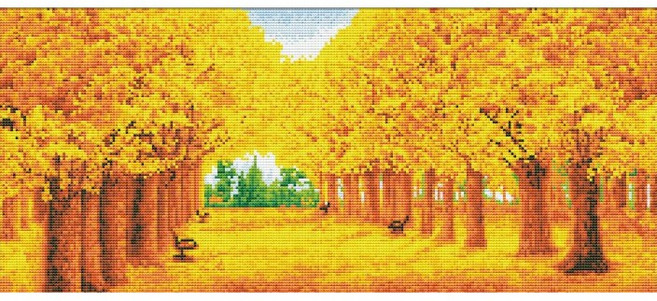 조이십자수 DIY 11CT 프린트 십자수 DIY 세트 K1019, 1개