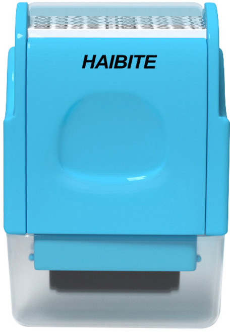 HAIBITE 개인정보 유출방지 보호 롤러 스템프, 1개, 옵션A(블루)