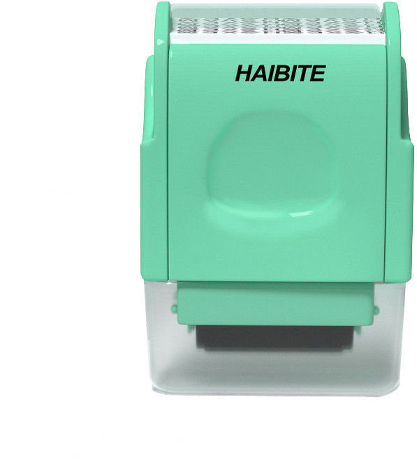 HAIBITE 개인정보 유출방지 보호 롤러 스템프, 1개, 옵션A(그린)