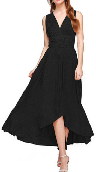 더시럽 멀티로프 볼륨업 홀터 맥시원피스 튤립원피스