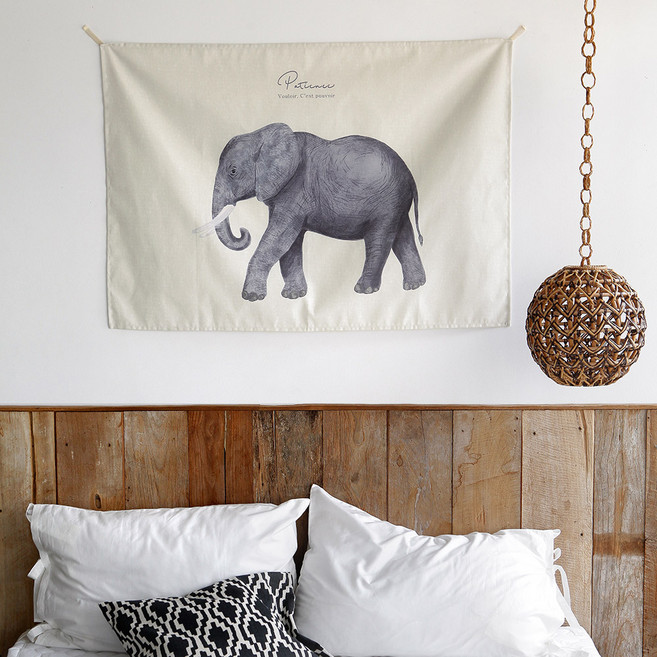 쁘리엘르 프로드 패브릭 포스터, 혼합색상