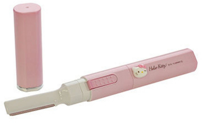 카이 헬로키티 음파 진동 페이스 면도기, KK-2028, 혼합색상