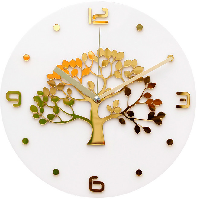 황금나무 벽시계, 화이트