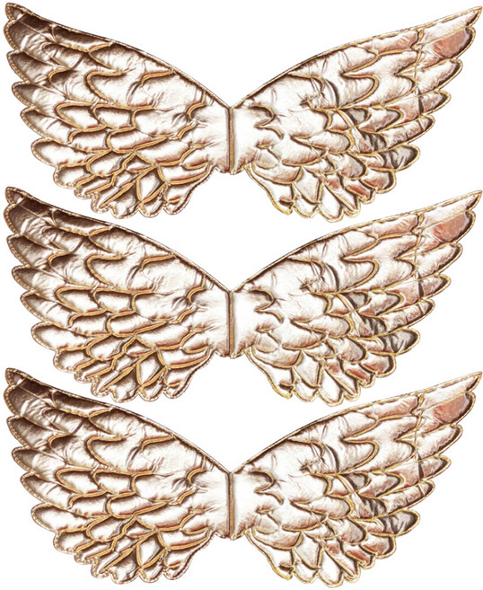 LivingDA 角色扮演專用海綿天使翅膀, 金子, 3個