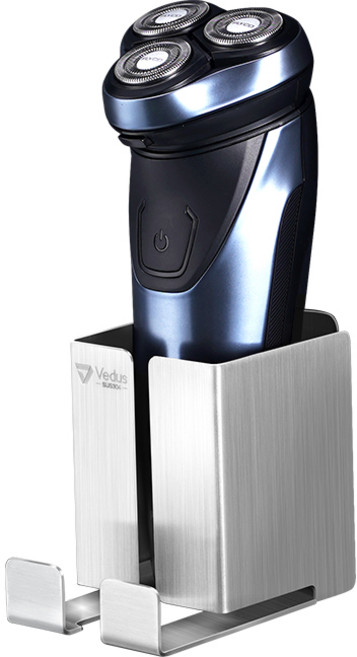 이우아여사 3M 강력접착 호텔식 스테인레스 전기면도기랙, 1개