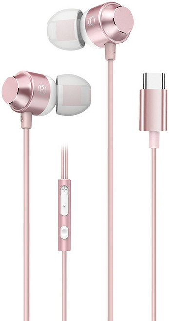 엑토 C타입 커널형 이어폰 ERP-110, 핑크