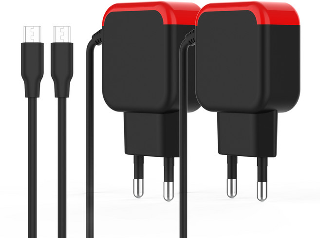 SPEEDY 일체형 가정용 충전기 5핀 MAX2500, 블랙, 2개