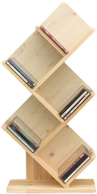 원목타워 CD 수납장