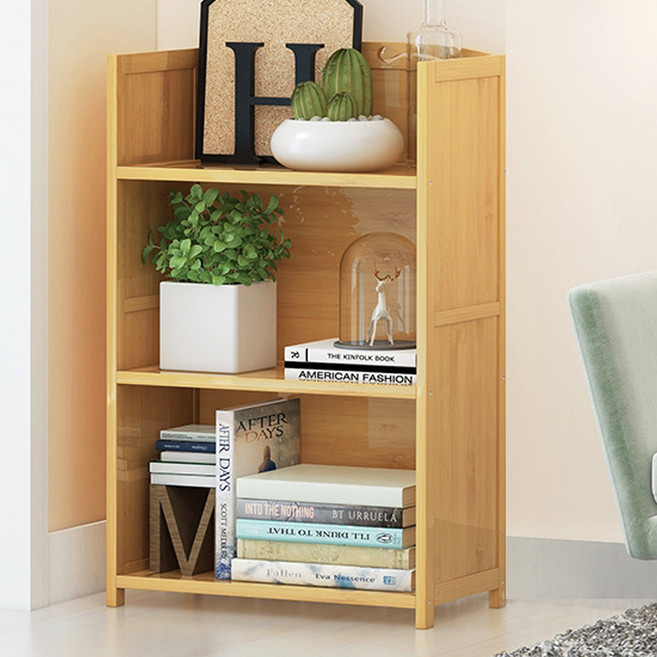 가팡 원목 책장 테이블 3단 500, 혼합색상