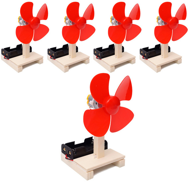 티처스 STEAM 과학교구 탁상용 전동 선풍기 DIY 만들기 세트 E-30C, 5세트