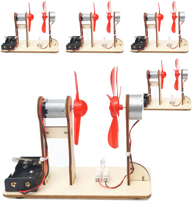 티처스 STEAM 과학교구 풍력 에너지 발전기 DIY 만들기 세트 D-50A, 5세트