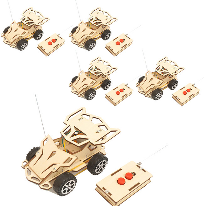 티처스 STEAM 과학교구 무선 조종 레이싱카 리모컨 DIY 조립제품 C-20A, 5세트
