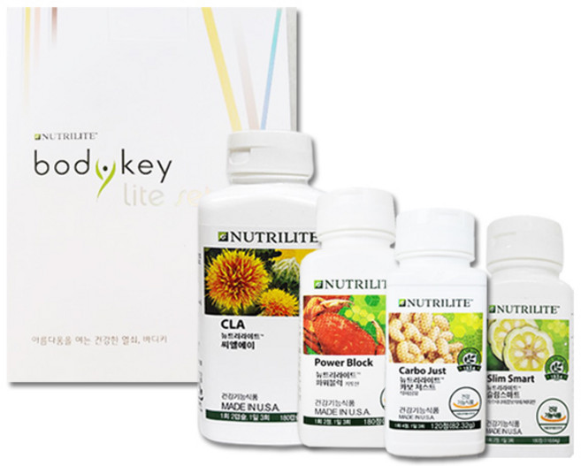 뉴트리라이트 바디키 라이트 4종 세트, 428.46g, 1세트