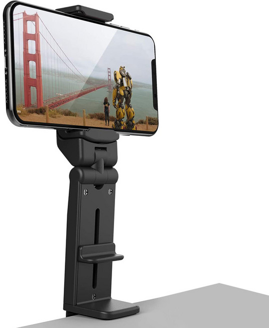 오엠티 클립 홀더 접이식 회전각도조절 핸드폰 거치대 OSA-FREE, 1개