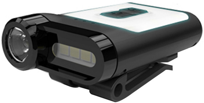 크레모아 캡온 65A 플러스 충전식 LED 캡라이트 CLP-330, Black, 1개