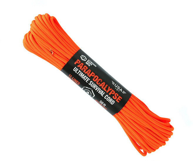 ATWOOD ROPE MFG 戶外萬用繩, 霓虹橘