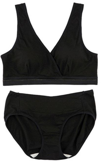 뉴니끄 모코랩 빅사이즈 수유브라 + 임산부팬티 세트