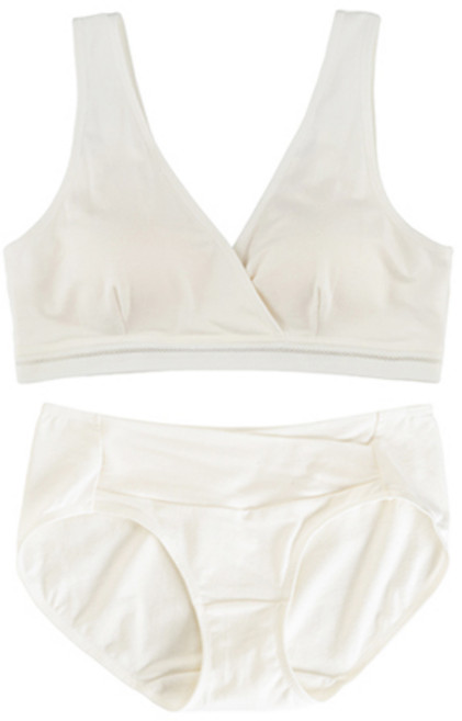 뉴니끄 모코랩 빅사이즈 수유브라 + 임산부팬티 세트