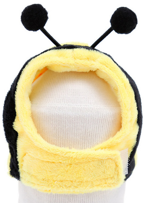 딩동펫 반려동물 귀염뽀짝 동물모자, 꿀벌, 1개