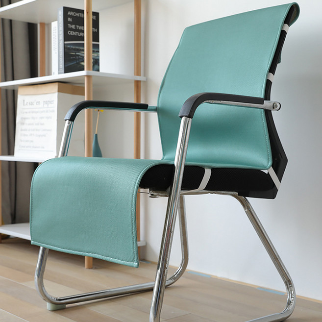 마켓A 썸머 사무실 의자 등받이 쿨매트, 그린