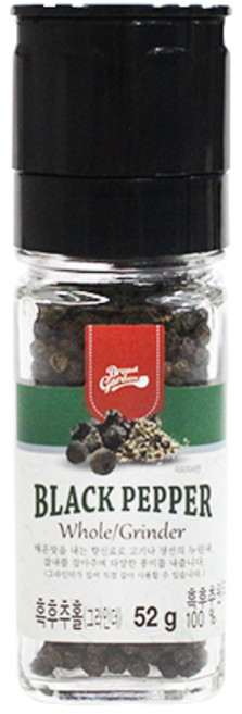 브레드가든 흑후추 홀 그라인더, 52g, 1개