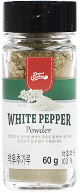 브레드가든 백후추 가루, 60g, 1개