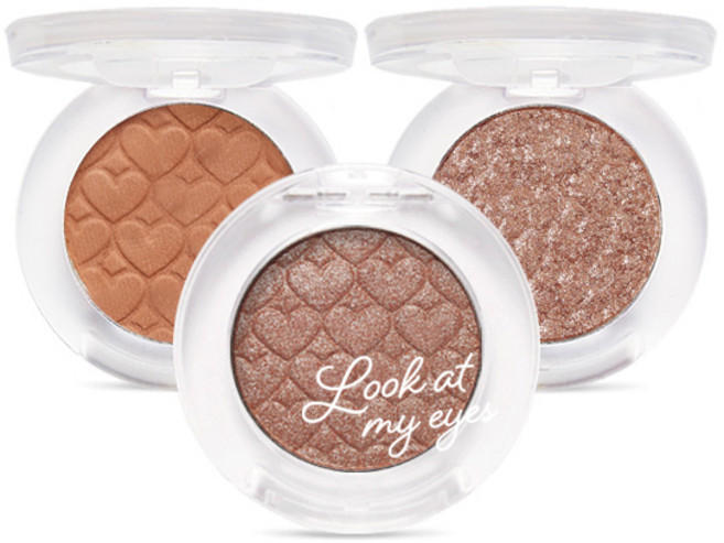 에뛰드 룩앳마이아이즈 아이섀도 베스트 3종 세트, 통기타여신, 머슬마니아, 해변에서 코코넛, 1개