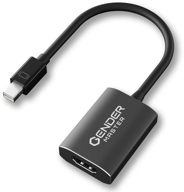 젠더마스터 Mini Displayport to HDMI 액티브 컨버터 4K 60Hz, GM101
