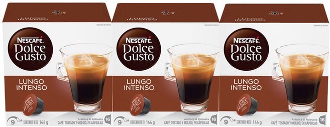 돌체구스토 룽고 인텐소 캡슐커피, 16개입, 3개, 9g