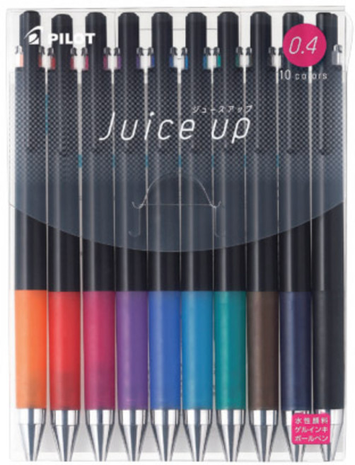 PILOT 百樂 Juice up 凝膠墨水筆 0.4mm 10色組 LJP200S4-10C, 混合色, 1套
