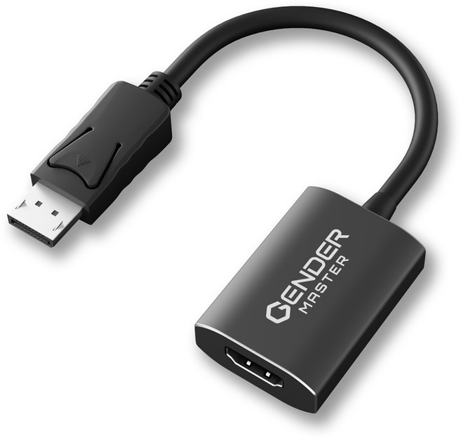 젠더마스터 Displayport to HDMI 액티브 컨버터 4K 60Hz, GM100