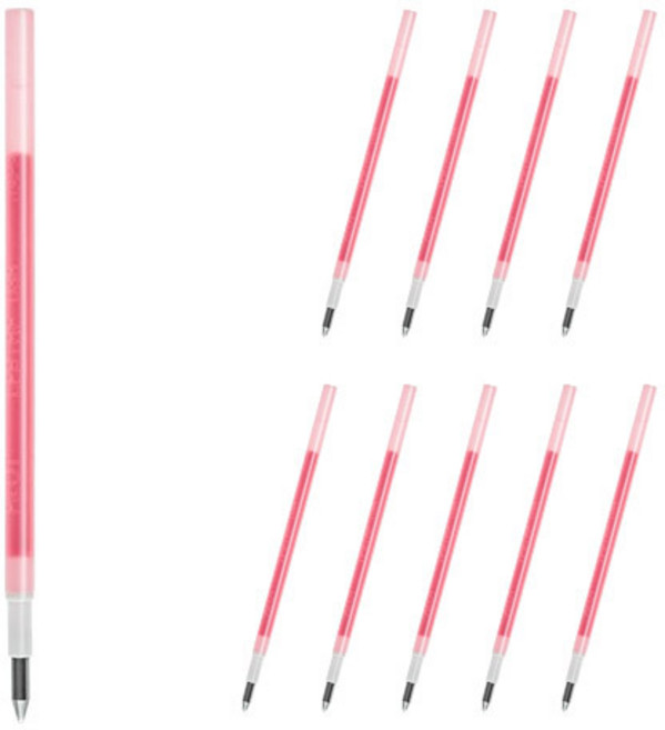 프릭션 다색 슬림펜 전용 리필심 0.38mm LFBTRF12UF, 베이비핑크, 10개