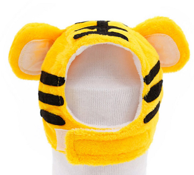 딩동펫 반려동물 귀염뽀짝 동물모자, 호랑이, 1개