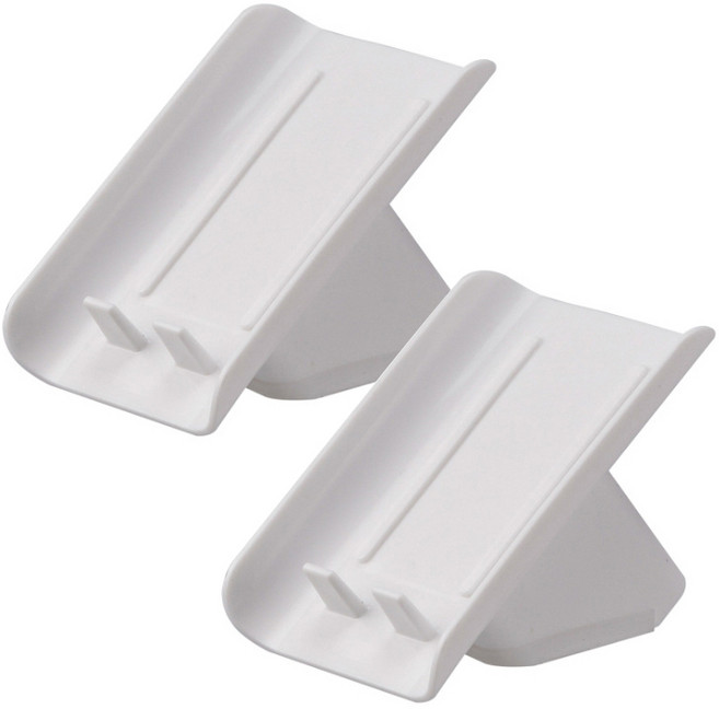 제이라이프 스마트 수세미 앤 비누 받침대, 화이트, 2개