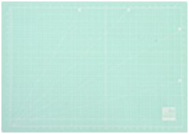 윈스타 반투명 커팅 데스크 매트, 그린