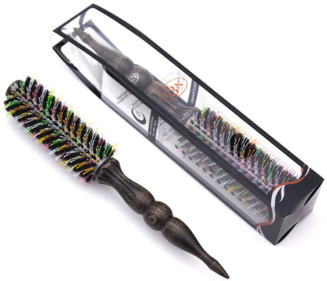 L3N 헤어살롱 레인보우 헤어 롤브러쉬 5호 L, 혼합색상, 1개