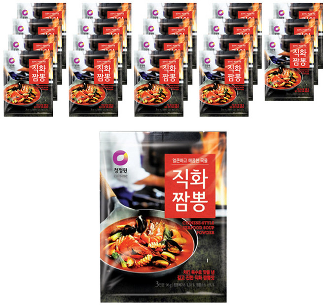 청정원 직화짬뽕분말, 96g, 20개