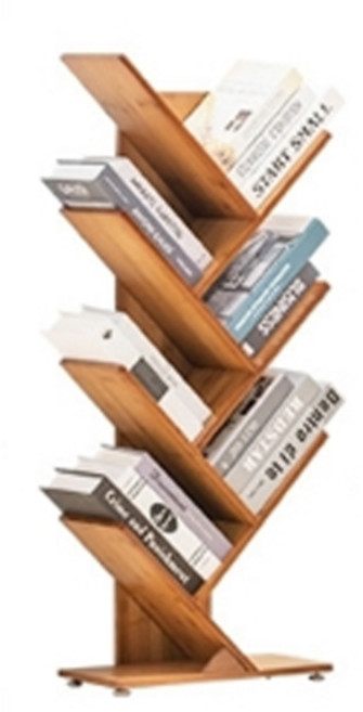 가팡 원목 책장 4단, 우드