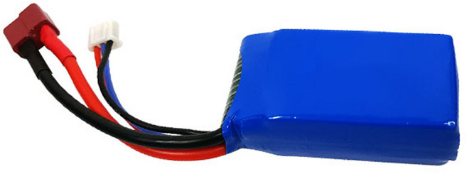 RC카 2셀 딘스잭 리포배터리 7.4v 1500mAh, 혼합색상, 1개