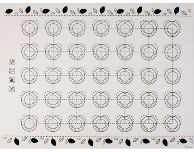 마카롱 도안 패드 35구, 1개
